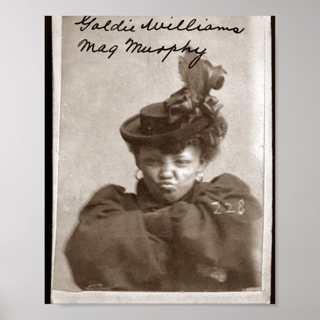 Goldie Williams Mugshot Poster (Vorne)