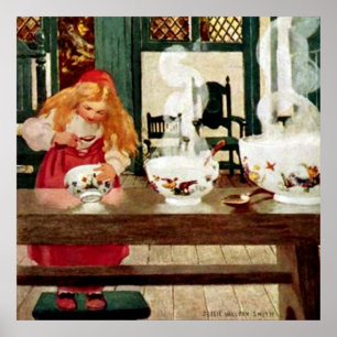 "Goldilocks and the Porridge" von Jessie W Smith Poster