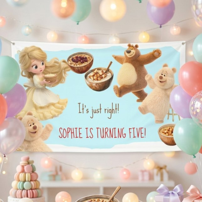 Goldilocks Geburtstag  Banner (Von Creator hochgeladen)