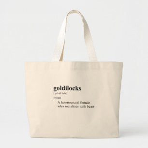 GOLDILOCKS JUMBO STOFFBEUTEL