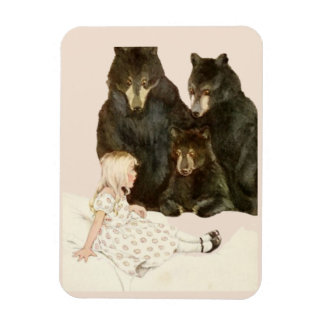 Goldilocks & the 3 Bears Vintage Magnet