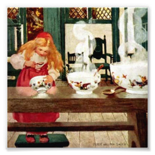 „Goldilocks und der Brei“ von Jessie W Smith Fotodruck
