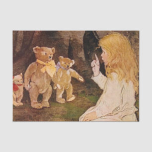 „Goldilocks und die Bären“ von Jessie Willcox Smit Seidenpapier