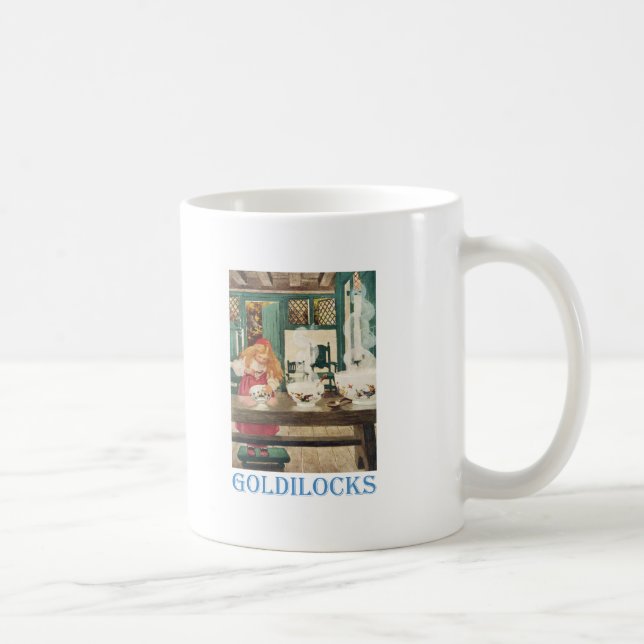 Goldilocks und die drei Bären Kaffeetasse (Rechts)