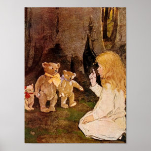 "Goldilocks und die drei Bären" Poster
