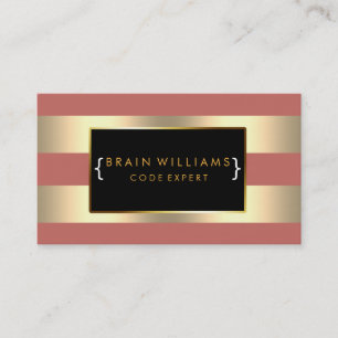 GoldImitat-Folien-Netz-Computer-berufliches Visitenkarte