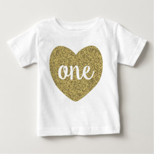 GoldImitat-Glitzer-Shirt des Baby T-shirt