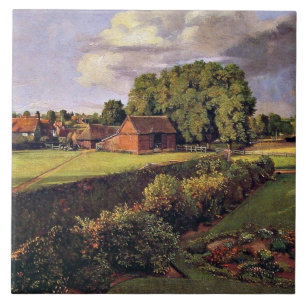 Golding Constable's Flower Garden, berühmtes Gemäl Fliese