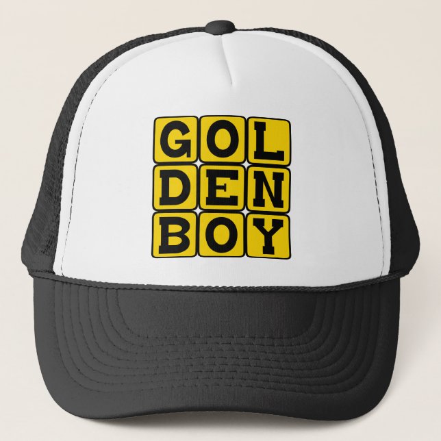 Goldjunge Truckerkappe (Vorderseite)