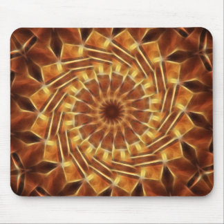 GoldKaleidoskop-Kunst 1 Browns TAN Mousepad