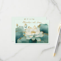Goldkanten der Hochzeitlotus-Blume