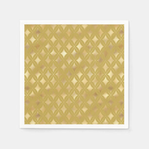 Goldkarneval Harlequin Diamonds Paper Serviette