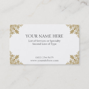 Goldkarte Visitenkarte