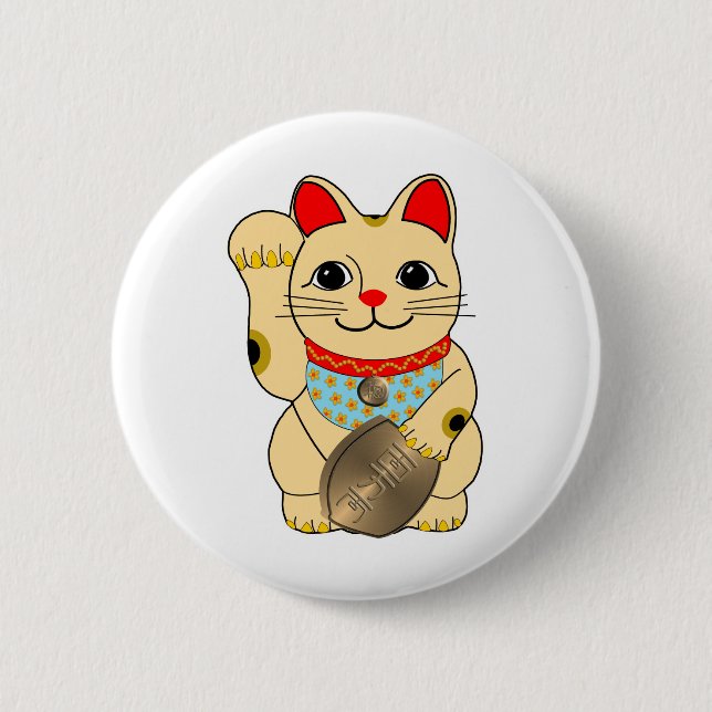 Goldkatze Button (Vorderseite)
