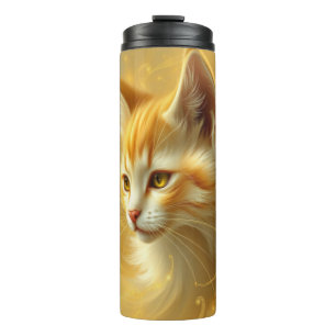 Goldkatze thermosbecher