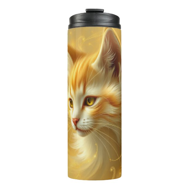 Goldkatze  thermosbecher (Vorderseite)