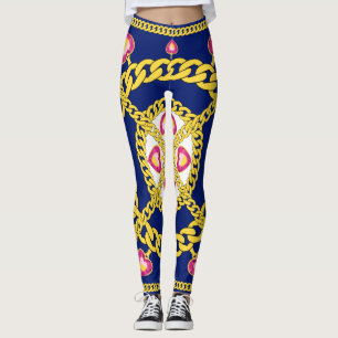 Goldketten-Leggings Leggings