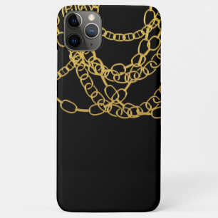 Goldketten, schwarze Hip Hop-Kette Case-Mate iPhone Hülle