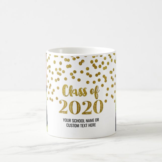 Goldklasse 2020 Foto Abschluss Tasse (Mittel)