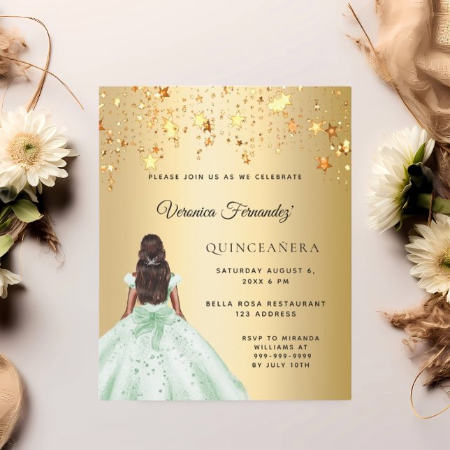 Goldkleid aus Quinceanera (Von Creator hochgeladen)