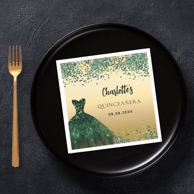 Goldkleid Serviette (Von Creator hochgeladen)