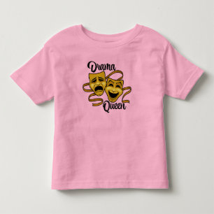 Goldkomödie und das Tragedy Theater Masken Drama K Kleinkind T-shirt