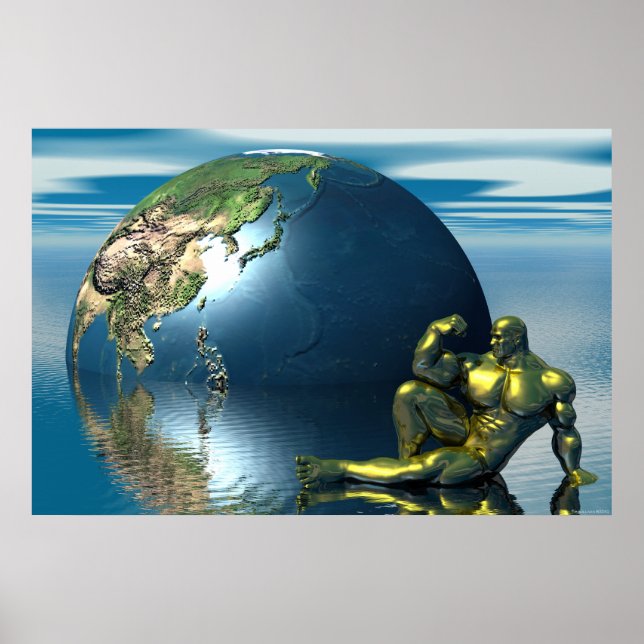 Goldkörper Poster (Vorne)