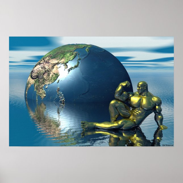 Goldkörper Poster (Vorne)