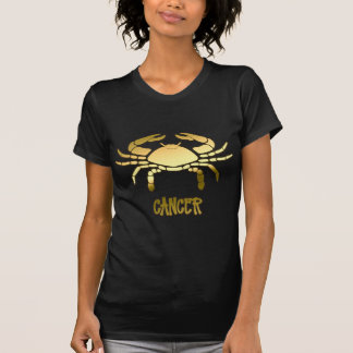 Goldkrebs Astrologie Horoskop Zodiac-Zeichen T-Shirt
