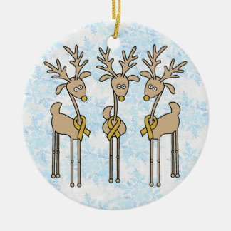 Goldkrebs (Kinderkrebs) Keramik Ornament