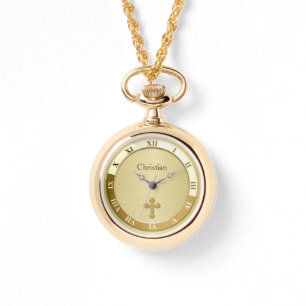 Goldkreuz armbanduhr