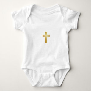 Goldkreuz/Ostern Baby Strampler