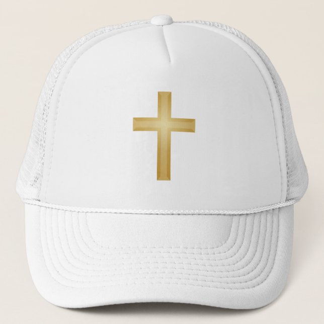 Goldkreuz/Ostern Truckerkappe (Vorderseite)