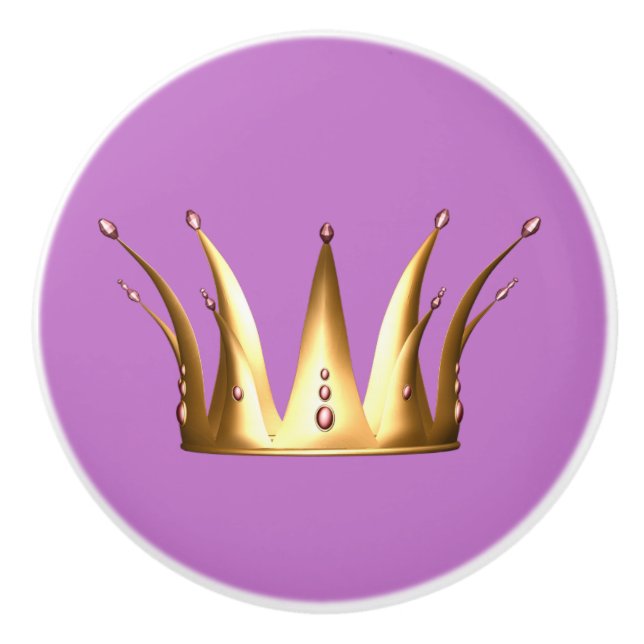 Goldkronenzieher Keramikknauf (Vorderseite)