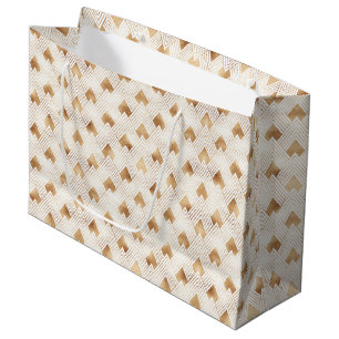 Goldkunst-Deko-Muster Große Geschenktüte