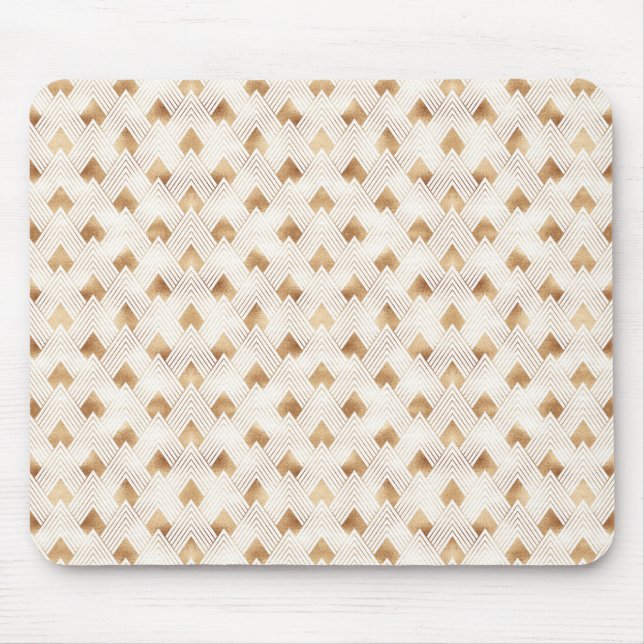 Goldkunst-Deko-Muster Mousepad (Vorne)