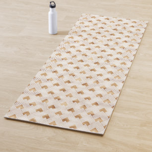 Goldkunst-Deko-Muster Yogamatte
