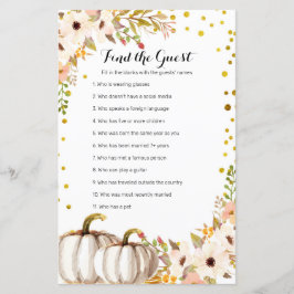 Goldkürbis Wasserfarbe Finden Sie das Gast-Spiel