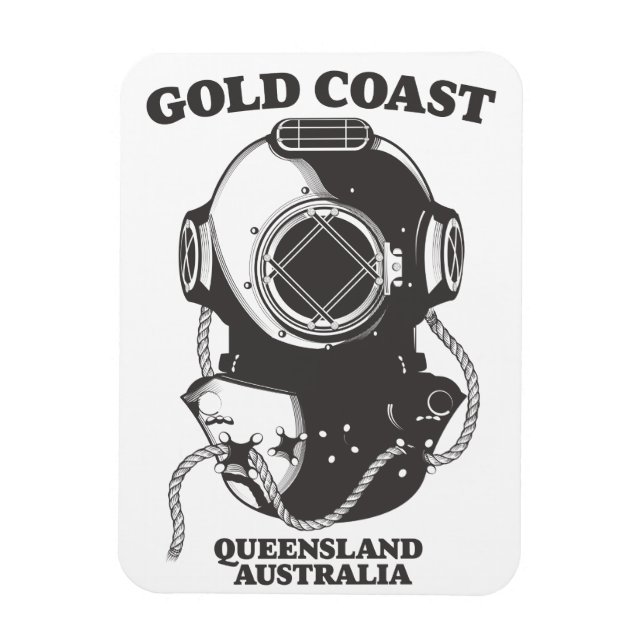 Goldküste Queensland Australien Tauchposter Magnet (Vertikal)