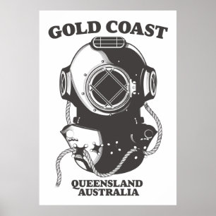 Goldküste Queensland Australien Tauchposter Poster