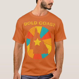 Goldküste Queensland Vintag gebeutelt Souvenir T-Shirt