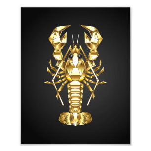 Goldlachs Fotodruck
