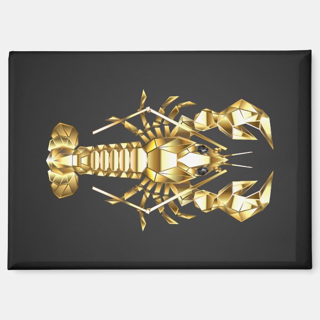 Goldlachs Magnet (Vorderseite)