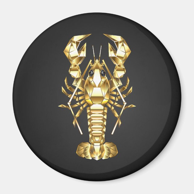 Goldlachs Magnet (Vorne)