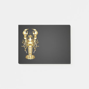 Goldlachs Post-it Klebezettel