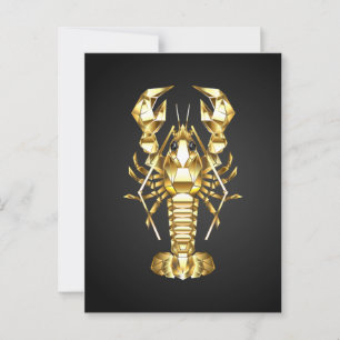 Goldlachs Postkarte