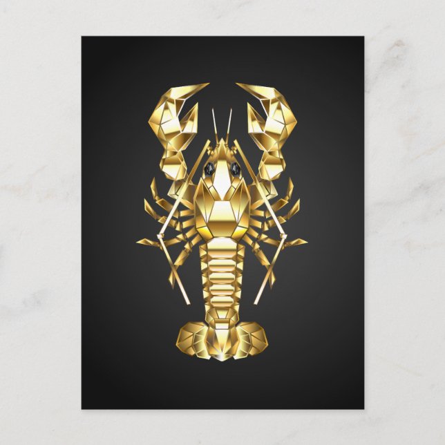 Goldlachs Postkarte (Vorderseite)