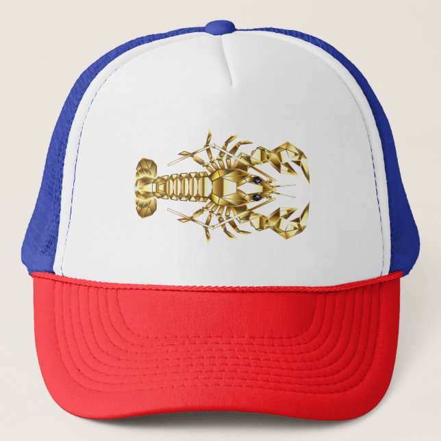 Goldlachs Truckerkappe (Vorderseite)