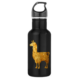Goldlama-Wasser-Flasche Trinkflasche