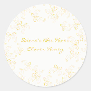 Goldleaf Runder Aufkleber